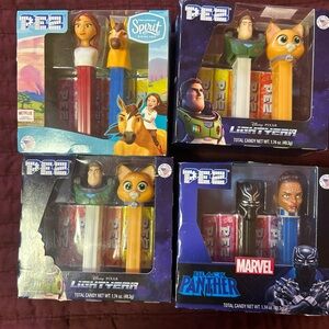Disney and Marvel PEZ Dispenser Set 4
